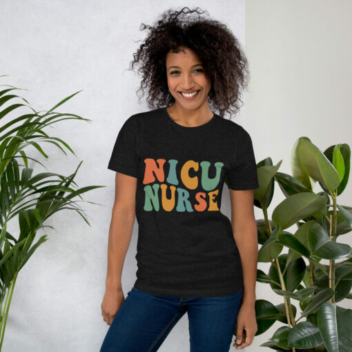 Every heartbeat matters, and so does every NICU nurse.  This soft NICU Nurse shirt is not just a piece of clothing; it's a symbol of compassion, expertise, and the incredible work that NICU nurses do every day to care for the tiniest and most fragile members of our community. - Image 2