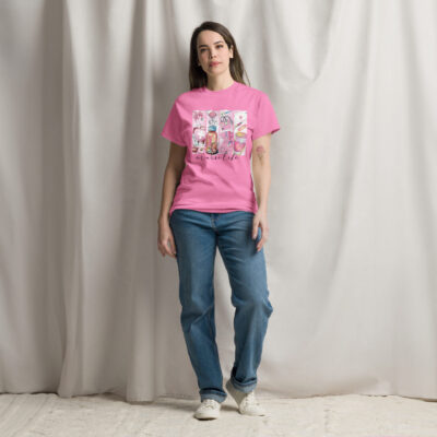 Show off your passion and pride with this stylish Nurse Life tee, featuring a bold pink brush stroke background and modern lettering. Perfect for nurses who balance compassion and strength, this shirt makes a thoughtful gift for healthcare heroes or a comfortable everyday reminder of the incredible work you do. Designed on a soft unisex fit, it’s easy to wear casually with scrubs or jeans.
