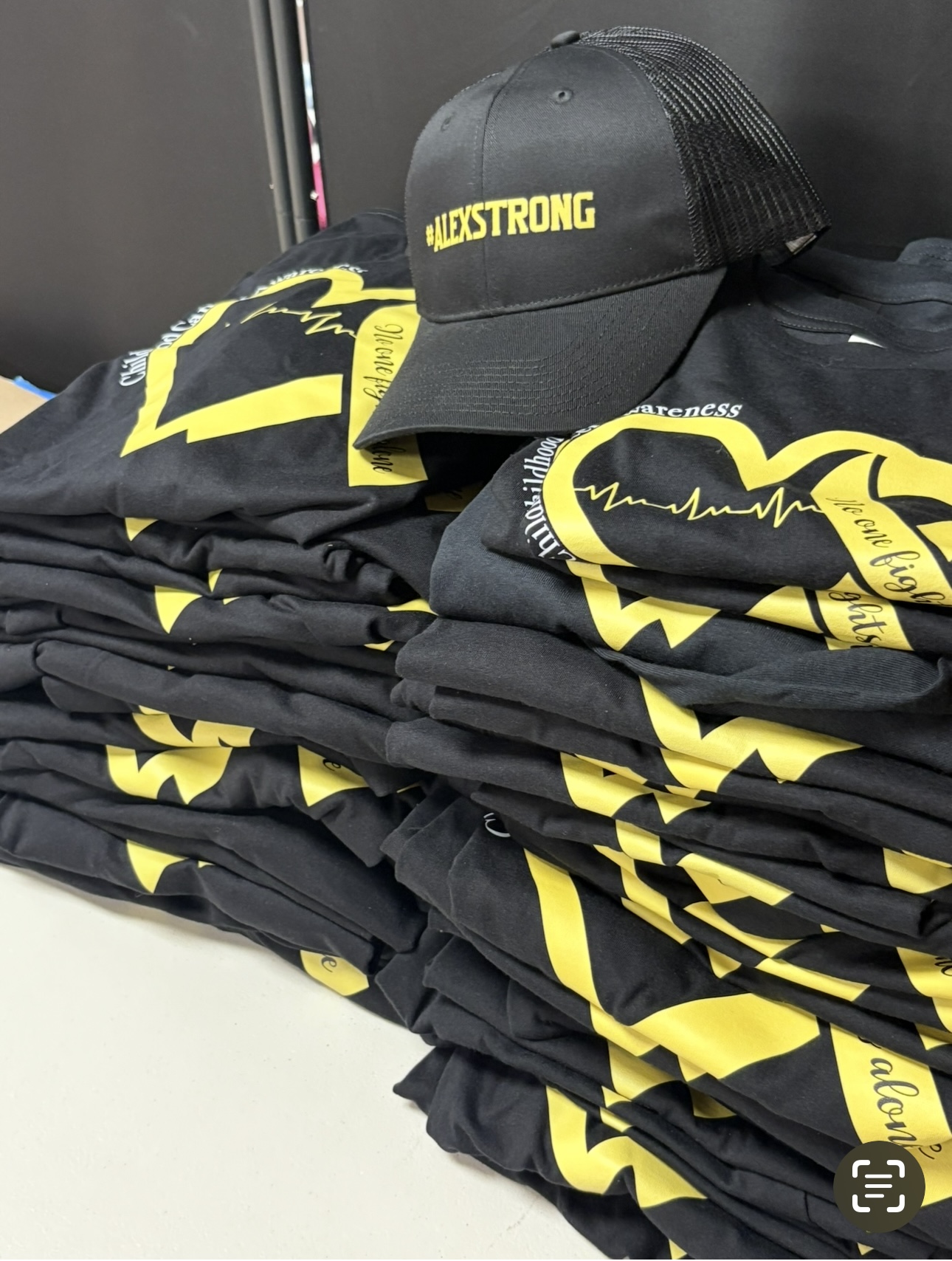 Custom printed shirts and hats by Lori Apgar Creates